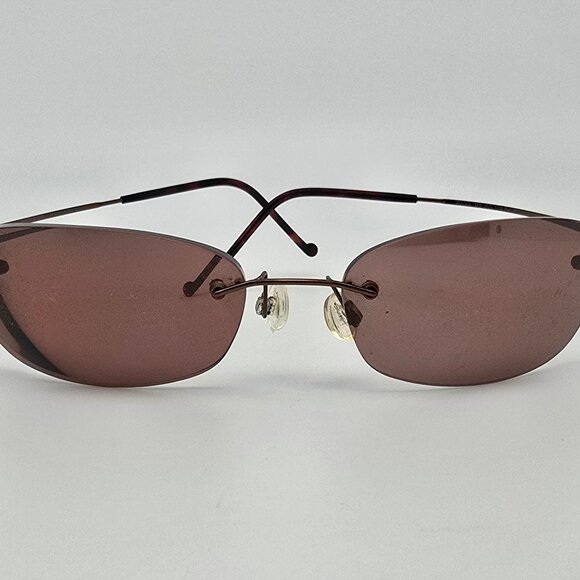 *SOLD* Maui Jim Sport MJ-503-23 Wailea Copper Titanium Rimless Sunglasses FRAME - Picture 2 of 10